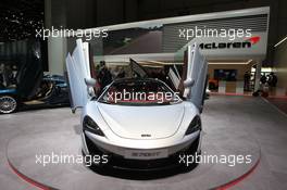 McLaren 570 GT 01-02.03.2016. Geneva International Motor Show, Geneva, Switzerland. www.xpbimages.com, EMail: requests@xpbimages.com - copy of publication required for printed pictures. Every used picture is fee-liable. © Copyright: Photo4 / XPB Images