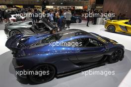 McLaren P1 01-02.03.2016. Geneva International Motor Show, Geneva, Switzerland. www.xpbimages.com, EMail: requests@xpbimages.com - copy of publication required for printed pictures. Every used picture is fee-liable. © Copyright: Photo4 / XPB Images