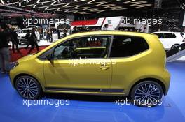 Volkswagen Up! 01-02.03.2016. Geneva International Motor Show, Geneva, Switzerland. www.xpbimages.com, EMail: requests@xpbimages.com - copy of publication required for printed pictures. Every used picture is fee-liable. © Copyright: Photo4 / XPB Images