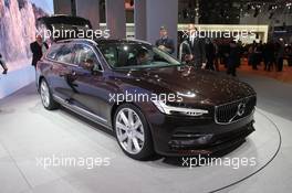 Volvo V90 01-02.03.2016. Geneva International Motor Show, Geneva, Switzerland. www.xpbimages.com, EMail: requests@xpbimages.com - copy of publication required for printed pictures. Every used picture is fee-liable. © Copyright: Photo4 / XPB Images