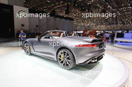 Jaguar F-type SVR 01-02.03.2016. Geneva International Motor Show, Geneva, Switzerland. www.xpbimages.com, EMail: requests@xpbimages.com - copy of publication required for printed pictures. Every used picture is fee-liable. © Copyright: Photo4 / XPB Images