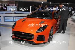 Jaguar F-type SVR 01-02.03.2016. Geneva International Motor Show, Geneva, Switzerland. www.xpbimages.com, EMail: requests@xpbimages.com - copy of publication required for printed pictures. Every used picture is fee-liable. © Copyright: Photo4 / XPB Images