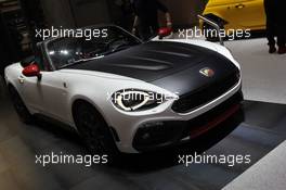 Abarth 120 Spider 01-02.03.2016. Geneva International Motor Show, Geneva, Switzerland. www.xpbimages.com, EMail: requests@xpbimages.com - copy of publication required for printed pictures. Every used picture is fee-liable. © Copyright: Photo4 / XPB Images