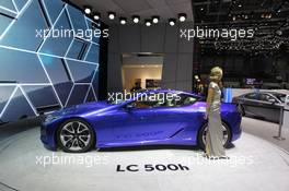 Lexus LC500H 01-02.03.2016. Geneva International Motor Show, Geneva, Switzerland. www.xpbimages.com, EMail: requests@xpbimages.com - copy of publication required for printed pictures. Every used picture is fee-liable. © Copyright: Photo4 / XPB Images
