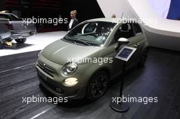 Fiat 500S 01-02.03.2016. Geneva International Motor Show, Geneva, Switzerland. www.xpbimages.com, EMail: requests@xpbimages.com - copy of publication required for printed pictures. Every used picture is fee-liable. © Copyright: Photo4 / XPB Images