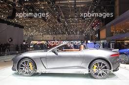 Jaguar F-type SVR 01-02.03.2016. Geneva International Motor Show, Geneva, Switzerland. www.xpbimages.com, EMail: requests@xpbimages.com - copy of publication required for printed pictures. Every used picture is fee-liable. © Copyright: Photo4 / XPB Images