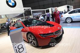 BMW I8 Protonic 01-02.03.2016. Geneva International Motor Show, Geneva, Switzerland. www.xpbimages.com, EMail: requests@xpbimages.com - copy of publication required for printed pictures. Every used picture is fee-liable. © Copyright: Photo4 / XPB Images