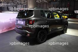 Jeep Renegade Dawn of Justice 01-02.03.2016. Geneva International Motor Show, Geneva, Switzerland. www.xpbimages.com, EMail: requests@xpbimages.com - copy of publication required for printed pictures. Every used picture is fee-liable. © Copyright: Photo4 / XPB Images