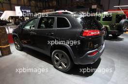 Jeep Cherokee 75th anniversary 01-02.03.2016. Geneva International Motor Show, Geneva, Switzerland. www.xpbimages.com, EMail: requests@xpbimages.com - copy of publication required for printed pictures. Every used picture is fee-liable. © Copyright: Photo4 / XPB Images