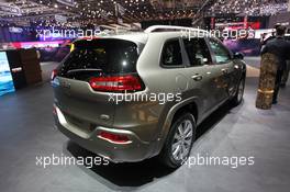 Jeep Cherokee Overland 01-02.03.2016. Geneva International Motor Show, Geneva, Switzerland. www.xpbimages.com, EMail: requests@xpbimages.com - copy of publication required for printed pictures. Every used picture is fee-liable. © Copyright: Photo4 / XPB Images