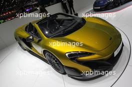 McLaren 675 LT 01-02.03.2016. Geneva International Motor Show, Geneva, Switzerland. www.xpbimages.com, EMail: requests@xpbimages.com - copy of publication required for printed pictures. Every used picture is fee-liable. © Copyright: Photo4 / XPB Images