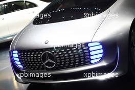 Mercedes stand 01-02.03.2016. Geneva International Motor Show, Geneva, Switzerland. www.xpbimages.com, EMail: requests@xpbimages.com - copy of publication required for printed pictures. Every used picture is fee-liable. © Copyright: Photo4 / XPB Images