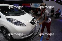 Nissan New Electric Charger 01-02.03.2016. Geneva International Motor Show, Geneva, Switzerland. www.xpbimages.com, EMail: requests@xpbimages.com - copy of publication required for printed pictures. Every used picture is fee-liable. © Copyright: Photo4 / XPB Images
