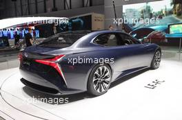Lexus LF-FC 01-02.03.2016. Geneva International Motor Show, Geneva, Switzerland. www.xpbimages.com, EMail: requests@xpbimages.com - copy of publication required for printed pictures. Every used picture is fee-liable. © Copyright: Photo4 / XPB Images