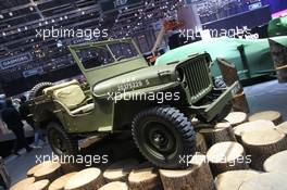 Jeep Historical models exposed 01-02.03.2016. Geneva International Motor Show, Geneva, Switzerland. www.xpbimages.com, EMail: requests@xpbimages.com - copy of publication required for printed pictures. Every used picture is fee-liable. © Copyright: Photo4 / XPB Images