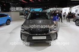 Subaru Forester 01-02.03.2016. Geneva International Motor Show, Geneva, Switzerland. www.xpbimages.com, EMail: requests@xpbimages.com - copy of publication required for printed pictures. Every used picture is fee-liable. © Copyright: Photo4 / XPB Images