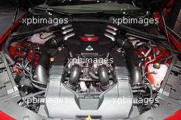 Alfa Romeo Giulia Quadrifoglio Engine 01-02.03.2016. Geneva International Motor Show, Geneva, Switzerland. www.xpbimages.com, EMail: requests@xpbimages.com - copy of publication required for printed pictures. Every used picture is fee-liable. © Copyright: Photo4 / XPB Images