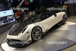 Pagani Huayra BC 01-02.03.2016. Geneva International Motor Show, Geneva, Switzerland. www.xpbimages.com, EMail: requests@xpbimages.com - copy of publication required for printed pictures. Every used picture is fee-liable. © Copyright: Photo4 / XPB Images