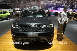 Jeep Grand Cherokee 75th anniversary 01-02.03.2016. Geneva International Motor Show, Geneva, Switzerland. www.xpbimages.com, EMail: requests@xpbimages.com - copy of publication required for printed pictures. Every used picture is fee-liable. © Copyright: Photo4 / XPB Images