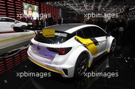 Opel Astra TCR 01-02.03.2016. Geneva International Motor Show, Geneva, Switzerland. www.xpbimages.com, EMail: requests@xpbimages.com - copy of publication required for printed pictures. Every used picture is fee-liable. © Copyright: Photo4 / XPB Images