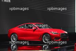 Infiniti Q60 01-02.03.2016. Geneva International Motor Show, Geneva, Switzerland. www.xpbimages.com, EMail: requests@xpbimages.com - copy of publication required for printed pictures. Every used picture is fee-liable. © Copyright: Photo4 / XPB Images