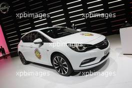 Opel Astra 2016 car of the year 01-02.03.2016. Geneva International Motor Show, Geneva, Switzerland. www.xpbimages.com, EMail: requests@xpbimages.com - copy of publication required for printed pictures. Every used picture is fee-liable. © Copyright: Photo4 / XPB Images