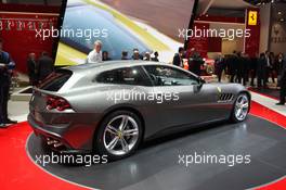 Ferrari GTC4 Lusso 01-02.03.2016. Geneva International Motor Show, Geneva, Switzerland. www.xpbimages.com, EMail: requests@xpbimages.com - copy of publication required for printed pictures. Every used picture is fee-liable. © Copyright: Photo4 / XPB Images