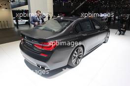 BMW M7 60 LI X Drive 01-02.03.2016. Geneva International Motor Show, Geneva, Switzerland. www.xpbimages.com, EMail: requests@xpbimages.com - copy of publication required for printed pictures. Every used picture is fee-liable. © Copyright: Photo4 / XPB Images