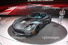 Corvette Grand Sport 01-02.03.2016. Geneva International Motor Show, Geneva, Switzerland. www.xpbimages.com, EMail: requests@xpbimages.com - copy of publication required for printed pictures. Every used picture is fee-liable. © Copyright: Photo4 / XPB Images