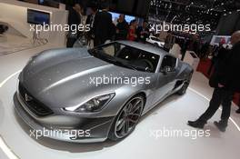 Rimac Concept One 01-02.03.2016. Geneva International Motor Show, Geneva, Switzerland. www.xpbimages.com, EMail: requests@xpbimages.com - copy of publication required for printed pictures. Every used picture is fee-liable. © Copyright: Photo4 / XPB Images