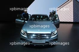 Mercedes E-Class 01-02.03.2016. Geneva International Motor Show, Geneva, Switzerland. www.xpbimages.com, EMail: requests@xpbimages.com - copy of publication required for printed pictures. Every used picture is fee-liable. © Copyright: Photo4 / XPB Images