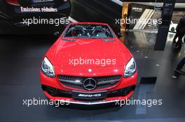 Mercedes SLC 01-02.03.2016. Geneva International Motor Show, Geneva, Switzerland. www.xpbimages.com, EMail: requests@xpbimages.com - copy of publication required for printed pictures. Every used picture is fee-liable. © Copyright: Photo4 / XPB Images