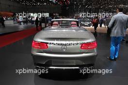 Mercedes S class AMG 63 Edition 130 01-02.03.2016. Geneva International Motor Show, Geneva, Switzerland. www.xpbimages.com, EMail: requests@xpbimages.com - copy of publication required for printed pictures. Every used picture is fee-liable. © Copyright: Photo4 / XPB Images