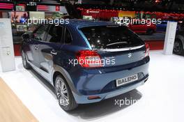 Suzuki Baleno 01-02.03.2016. Geneva International Motor Show, Geneva, Switzerland. www.xpbimages.com, EMail: requests@xpbimages.com - copy of publication required for printed pictures. Every used picture is fee-liable. © Copyright: Photo4 / XPB Images