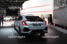 Honda Civic Hatchback Prototype 01-02.03.2016. Geneva International Motor Show, Geneva, Switzerland. www.xpbimages.com, EMail: requests@xpbimages.com - copy of publication required for printed pictures. Every used picture is fee-liable. © Copyright: Photo4 / XPB Images