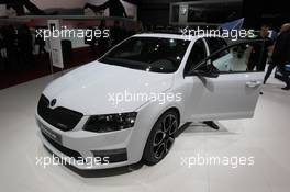 Skoda Octavia Cmbi RS 4x4 01-02.03.2016. Geneva International Motor Show, Geneva, Switzerland. www.xpbimages.com, EMail: requests@xpbimages.com - copy of publication required for printed pictures. Every used picture is fee-liable. © Copyright: Photo4 / XPB Images