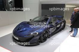McLaren P1 01-02.03.2016. Geneva International Motor Show, Geneva, Switzerland. www.xpbimages.com, EMail: requests@xpbimages.com - copy of publication required for printed pictures. Every used picture is fee-liable. © Copyright: Photo4 / XPB Images