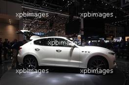 Maserati Levante 01-02.03.2016. Geneva International Motor Show, Geneva, Switzerland. www.xpbimages.com, EMail: requests@xpbimages.com - copy of publication required for printed pictures. Every used picture is fee-liable. © Copyright: Photo4 / XPB Images