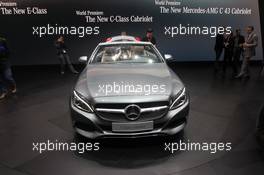 Mercedes C Cabrio 01-02.03.2016. Geneva International Motor Show, Geneva, Switzerland. www.xpbimages.com, EMail: requests@xpbimages.com - copy of publication required for printed pictures. Every used picture is fee-liable. © Copyright: Photo4 / XPB Images