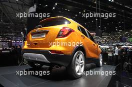 Opel Mokka X 01-02.03.2016. Geneva International Motor Show, Geneva, Switzerland. www.xpbimages.com, EMail: requests@xpbimages.com - copy of publication required for printed pictures. Every used picture is fee-liable. © Copyright: Photo4 / XPB Images