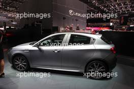 Alfa Romeo Giulietta Facelift 01-02.03.2016. Geneva International Motor Show, Geneva, Switzerland. www.xpbimages.com, EMail: requests@xpbimages.com - copy of publication required for printed pictures. Every used picture is fee-liable. © Copyright: Photo4 / XPB Images