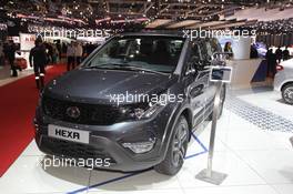 Tata Hexa 01-02.03.2016. Geneva International Motor Show, Geneva, Switzerland. www.xpbimages.com, EMail: requests@xpbimages.com - copy of publication required for printed pictures. Every used picture is fee-liable. © Copyright: Photo4 / XPB Images