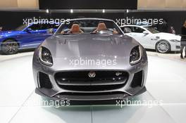 Jaguar F-type SVR 01-02.03.2016. Geneva International Motor Show, Geneva, Switzerland. www.xpbimages.com, EMail: requests@xpbimages.com - copy of publication required for printed pictures. Every used picture is fee-liable. © Copyright: Photo4 / XPB Images