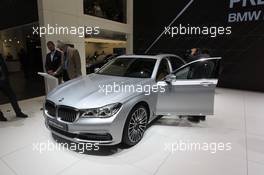 BMW 740 Le Hybrid 01-02.03.2016. Geneva International Motor Show, Geneva, Switzerland. www.xpbimages.com, EMail: requests@xpbimages.com - copy of publication required for printed pictures. Every used picture is fee-liable. © Copyright: Photo4 / XPB Images