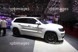 Jeep Grand Cherokee SRT 01-02.03.2016. Geneva International Motor Show, Geneva, Switzerland. www.xpbimages.com, EMail: requests@xpbimages.com - copy of publication required for printed pictures. Every used picture is fee-liable. © Copyright: Photo4 / XPB Images