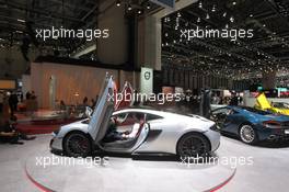 McLaren 570 GT 01-02.03.2016. Geneva International Motor Show, Geneva, Switzerland. www.xpbimages.com, EMail: requests@xpbimages.com - copy of publication required for printed pictures. Every used picture is fee-liable. © Copyright: Photo4 / XPB Images