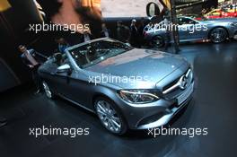 Mercedes C Class Cabrio 01-02.03.2016. Geneva International Motor Show, Geneva, Switzerland. www.xpbimages.com, EMail: requests@xpbimages.com - copy of publication required for printed pictures. Every used picture is fee-liable. © Copyright: Photo4 / XPB Images