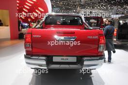 Toyota Hilux 01-02.03.2016. Geneva International Motor Show, Geneva, Switzerland. www.xpbimages.com, EMail: requests@xpbimages.com - copy of publication required for printed pictures. Every used picture is fee-liable. © Copyright: Photo4 / XPB Images