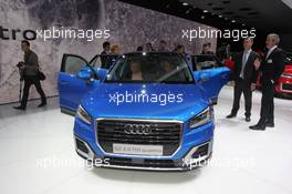 Audi Q2 01-02.03.2016. Geneva International Motor Show, Geneva, Switzerland. www.xpbimages.com, EMail: requests@xpbimages.com - copy of publication required for printed pictures. Every used picture is fee-liable. © Copyright: Photo4 / XPB Images