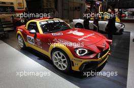 Abarth 124 Rally 01-02.03.2016. Geneva International Motor Show, Geneva, Switzerland. www.xpbimages.com, EMail: requests@xpbimages.com - copy of publication required for printed pictures. Every used picture is fee-liable. © Copyright: Photo4 / XPB Images